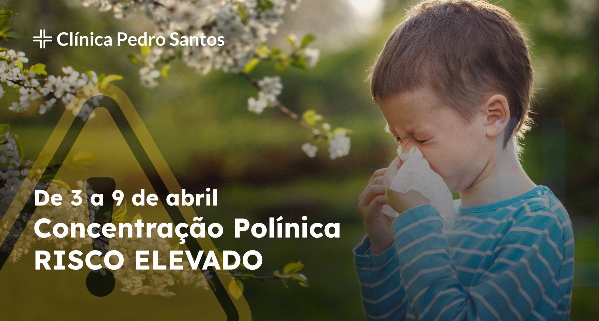 Concentração Polínica - Risco Elevado