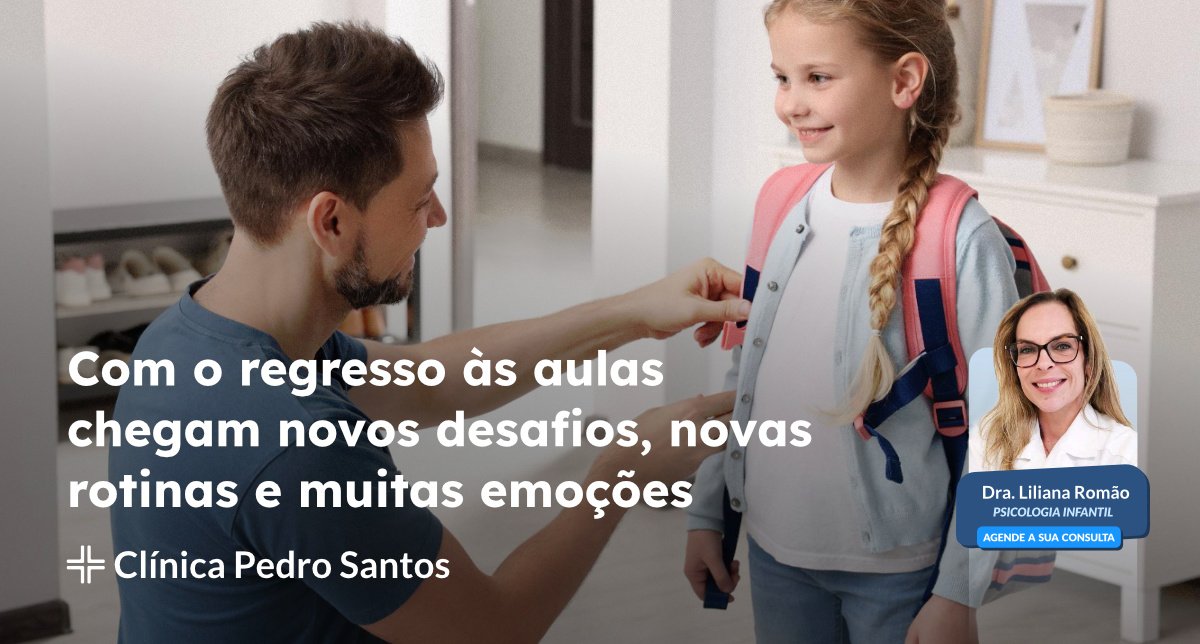 Com o regresso às aulas chegam novos desafios, novas rotinas e muitas emoções Com o regresso às aulas chegam novos desafios, novas rotinas e muitas emoções