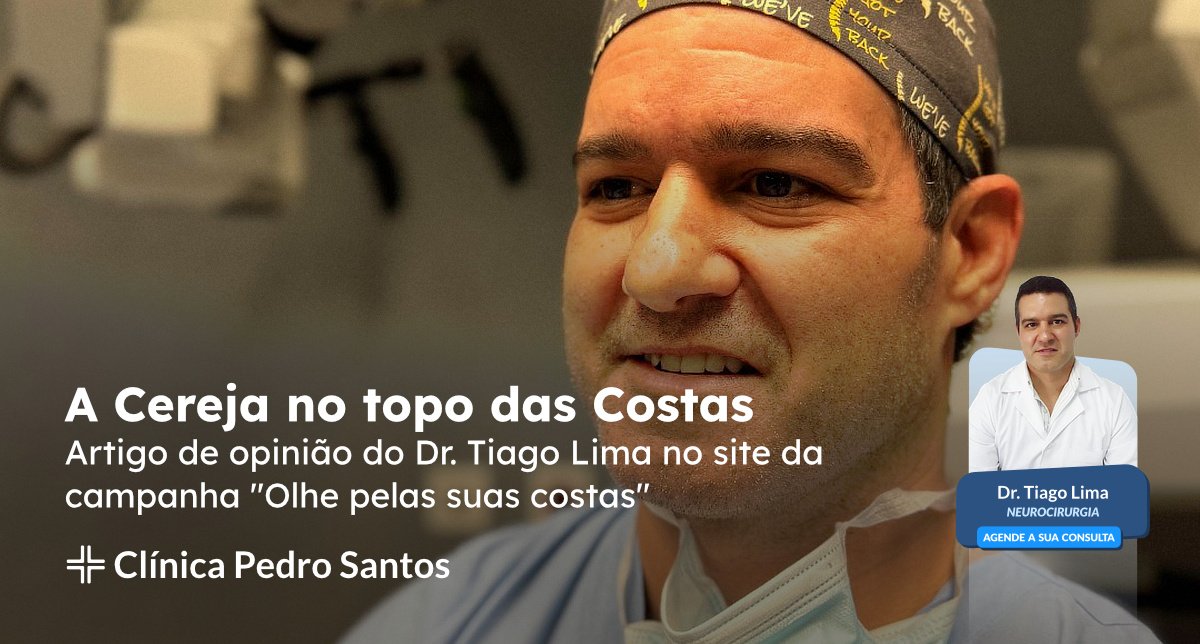 A Cereja no topo das Costas - Um artigo do Dr. Tiago Lima
